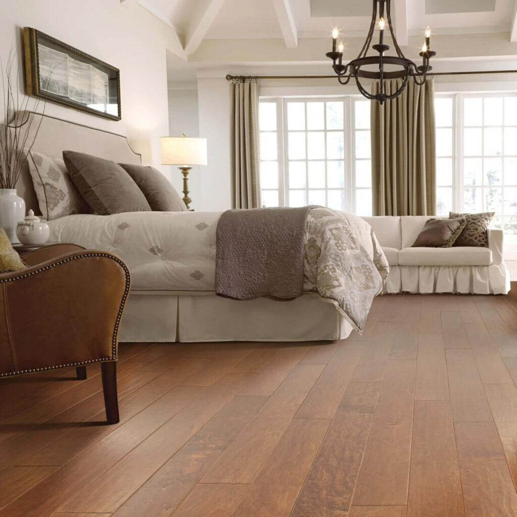 Bedroom hardwood | Crest Flooring